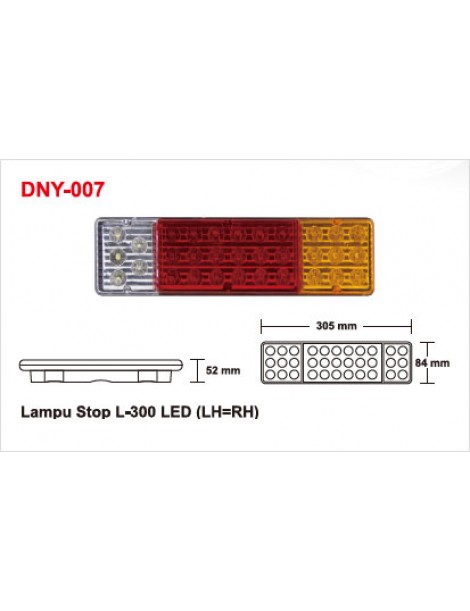 Lampu Stop L-300 LED (LH=RH)